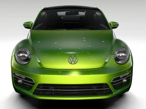vw beetle 2017 3D Model