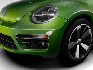 vw beetle 2017 3D Model