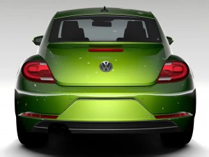 vw beetle 2017 3D Model
