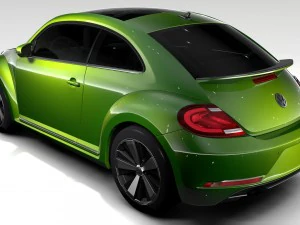 vw beetle 2017 3D Model