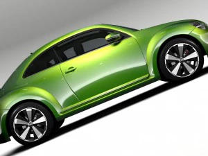 vw beetle 2017 3D Model