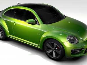 vw beetle 2017 Model 3D