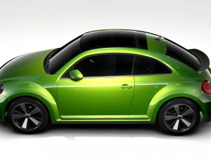 vw beetle 2017 3D Model