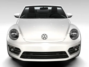 vw beetle cabriolet 2017 3D Model
