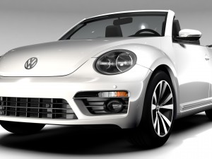 vw beetle cabriolet 2017 3D मॉडल
