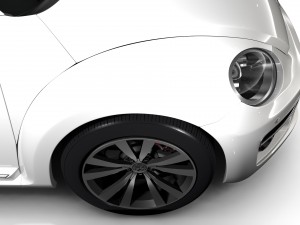 vw beetle cabriolet 2017 3D मॉडल