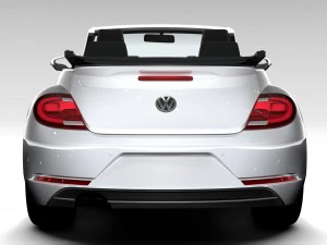 vw beetle cabriolet 2017 3D Model