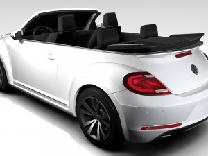 vw beetle cabriolet 2017 3D मॉडल