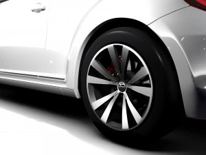 vw beetle cabriolet 2017 3D Model