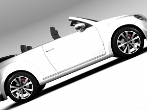 vw beetle cabriolet 2017 3D मॉडल