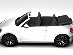 vw beetle cabriolet 2017 3D मॉडल