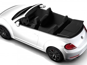 vw beetle cabriolet 2017 3D मॉडल