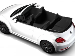 vw beetle cabriolet 2017 3D Model