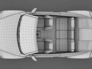 vw beetle cabriolet 2017 3D Model