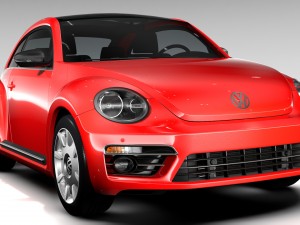 vw beetle turbo 2017 3D Model