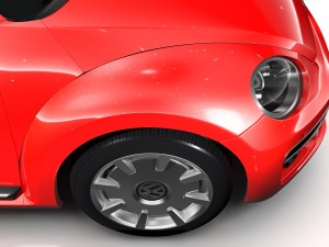 vw beetle turbo 2017 3D Model