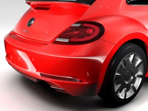 vw beetle turbo 2017 3D Model