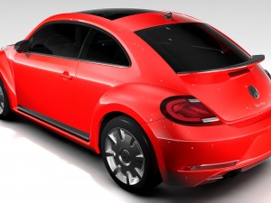 vw beetle turbo 2017 3D Model