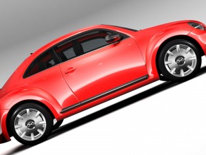 vw beetle turbo 2017 3D Model