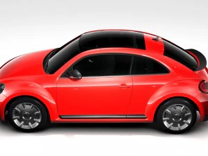 vw beetle turbo 2017 3D Model