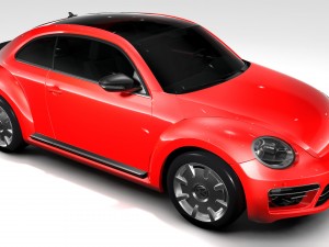 vw beetle turbo 2017 3D Model