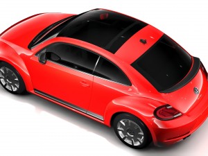 vw beetle turbo 2017 3D Model
