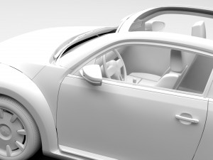 vw beetle turbo 2017 3D Model