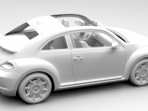 vw beetle turbo 2017 3D Model