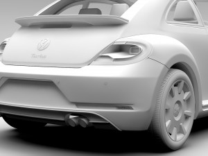 vw beetle turbo 2017 3D Model