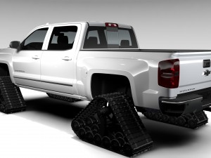 chevrolet silverado ltz z71 crawler 2017 3D Model