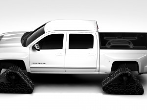 chevrolet silverado ltz z71 crawler 2017 3D Model
