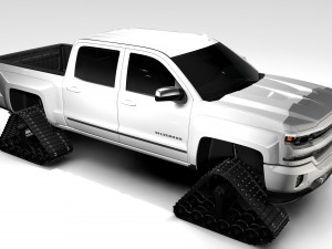chevrolet silverado ltz z71 crawler 2017 3D Model