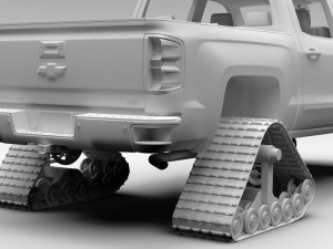 chevrolet silverado ltz z71 crawler 2017 3D Model