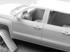 chevrolet silverado ltz z71 crawler 2017 3D Model