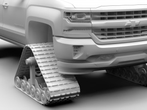 chevrolet silverado ltz z71 crawler 2017 3D Model