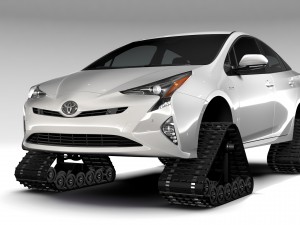 toyota prius crawler 2017 3D 모델