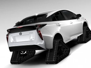 toyota prius crawler 2017 3D Model