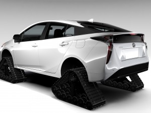toyota prius crawler 2017 3D 모델