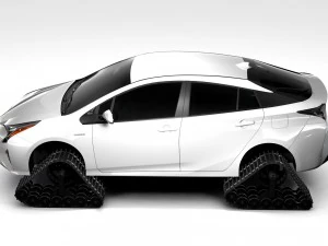 toyota prius crawler 2017 3D Model