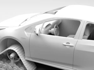 toyota prius crawler 2017 3D Model