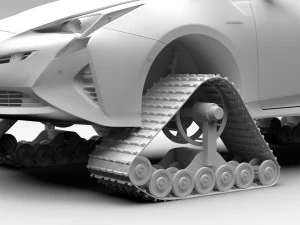 toyota prius crawler 2017 3D Model