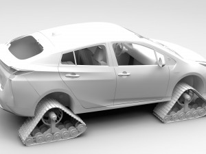 toyota prius crawler 2017 3D 모델