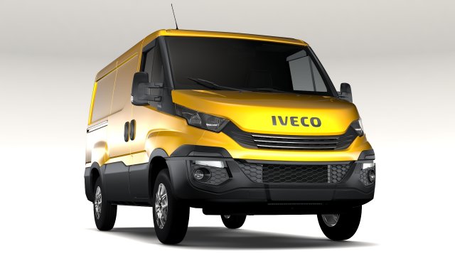 iveco daily l1h1 2017 Modelo 3D .c4d .max .obj .3ds .fbx .stl .blend 