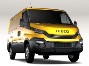 iveco daily l1h1 2017 Modello 3D