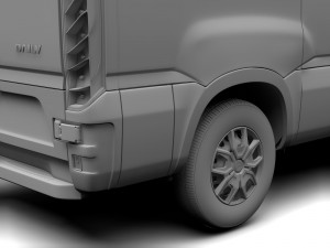 iveco daily l1h1 2017 Modelo 3D