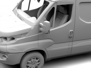 iveco daily l1h1 2017 Modelo 3D
