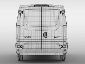 iveco daily l1h1 2017 3D Model