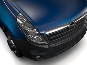opel movano l2h2 van 2016 Modelo 3D