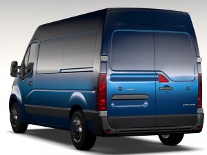 opel movano l2h2 van 2016 Modelo 3D