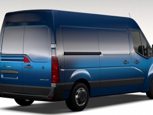 opel movano l2h2 van 2016 Modelo 3D